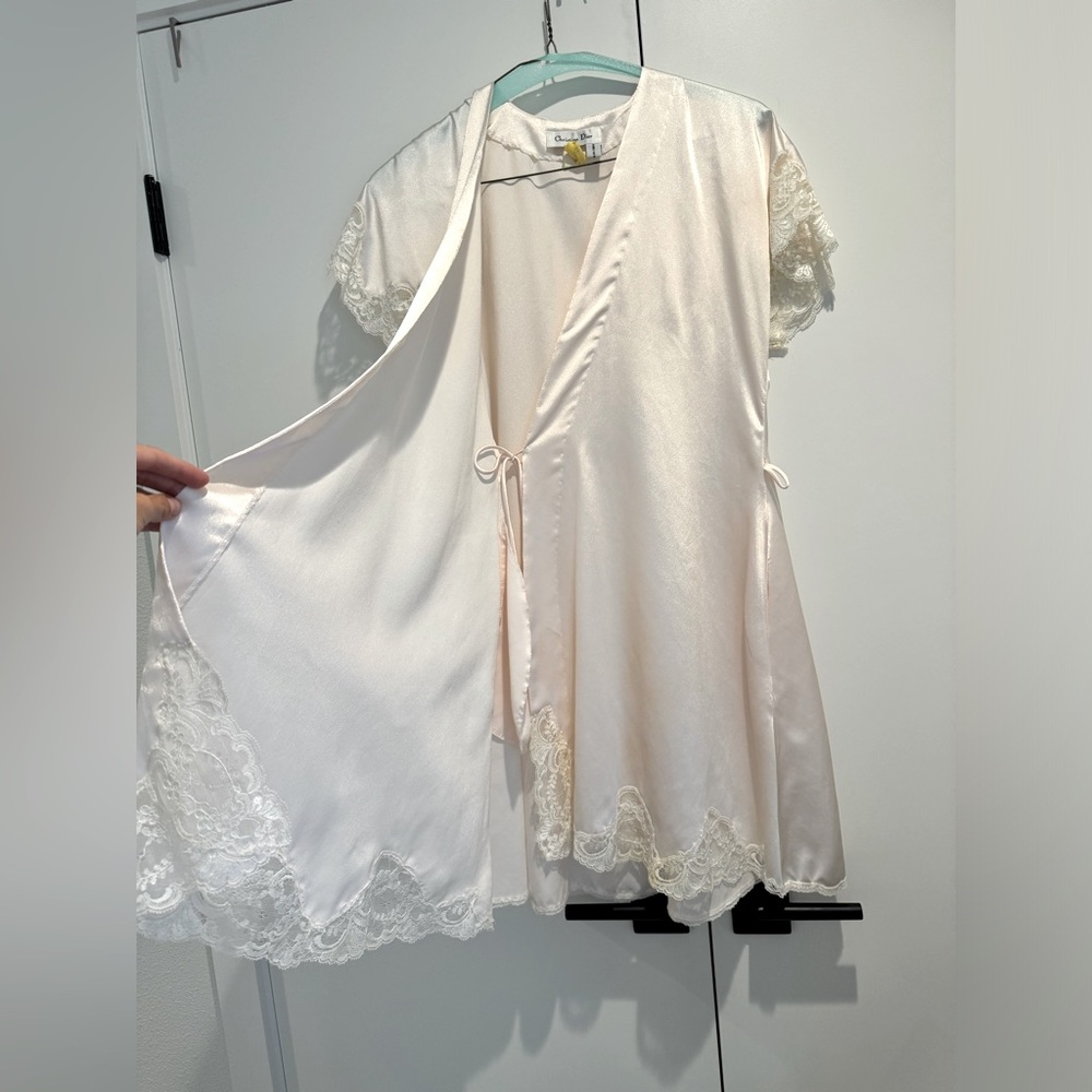 Vintage Christian Dior Silk Robe